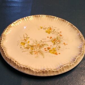 Vintage Tea Trivet Floral Patterned Porcelain/Ceramic Cottagecore Grandmacore